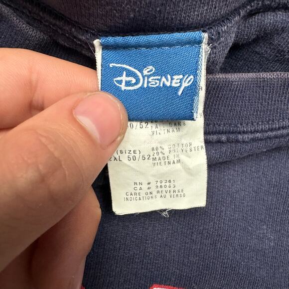 Disney Mickey Mouse Athletic Club Navy Blue Crewneck Sweater - Picture 3 of 7